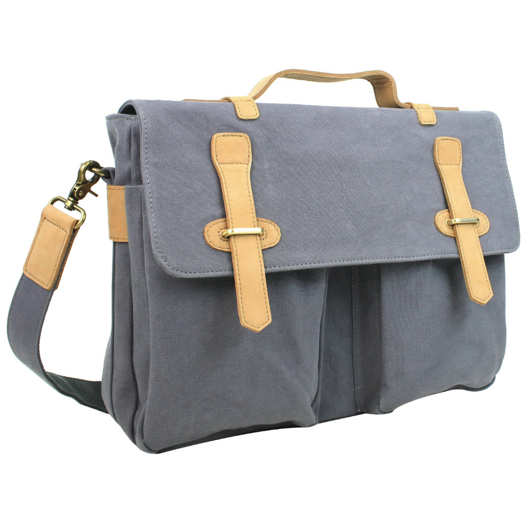 Casual Style Canvas Laptop Messenger Bag Cm03bg